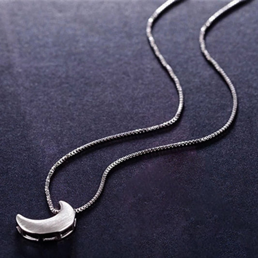 Collar de Luna Menguante plata s925