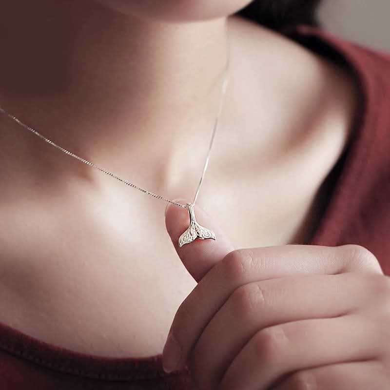 Collar Cola De Ballena Plata 925