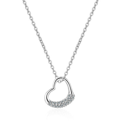 Collar corazon de plata s925