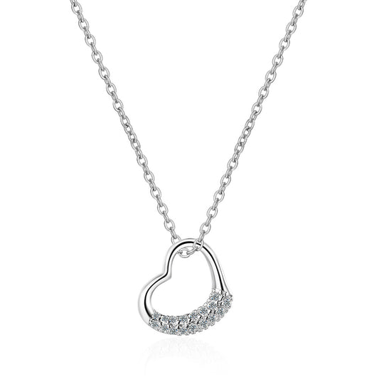 Collar corazon de plata s925