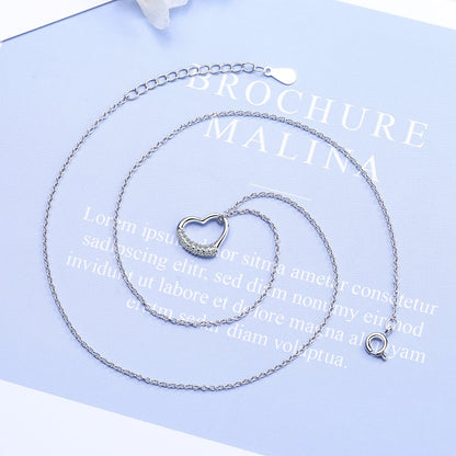 Collar corazon de plata s925