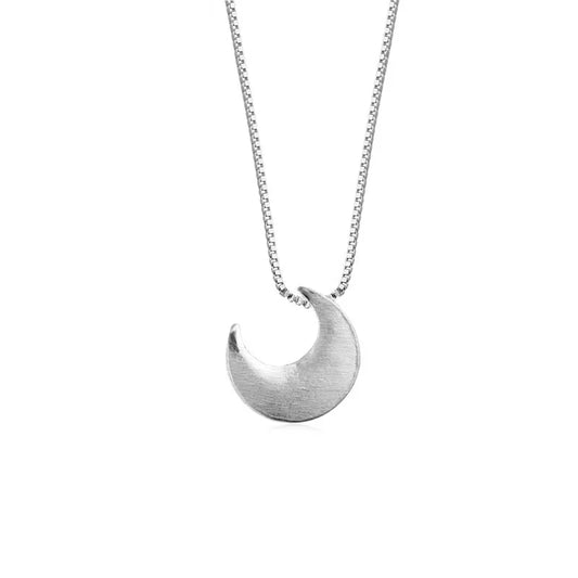 Collar de Luna Menguante plata s925
