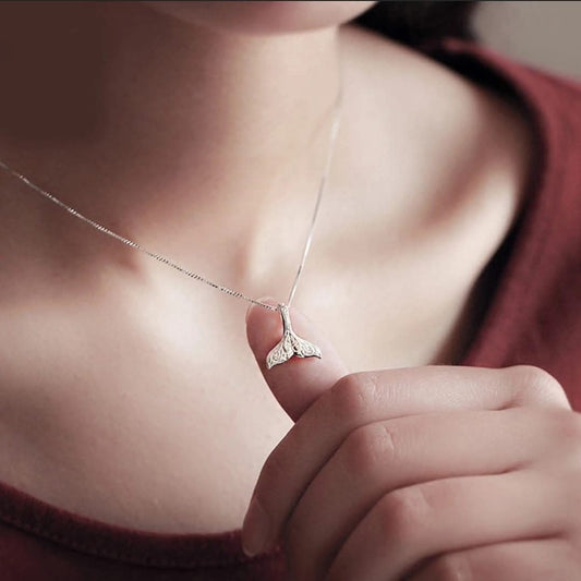 Collar Cola De Ballena Plata 925