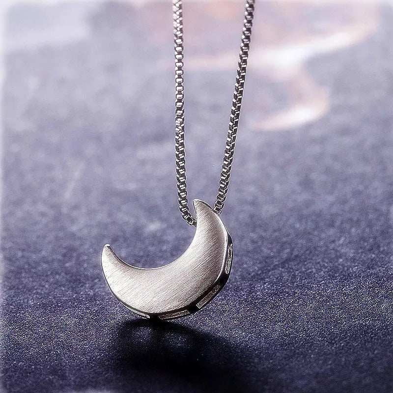Collar de Luna Menguante plata s925