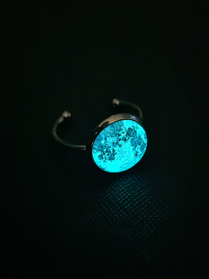 Conjunto: Collar / pulsera / anillo / Luna Brilla En Oscuridad
