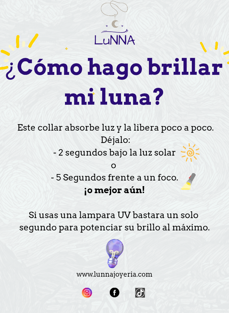 Collar de Luna - Brilla En Oscuridad