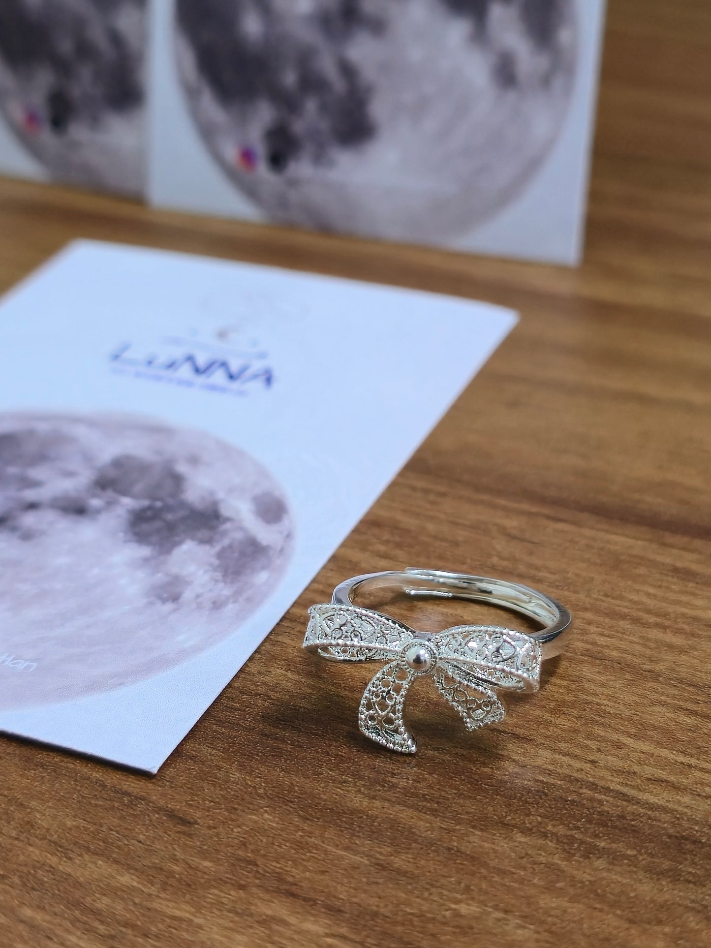 Anillo moño de plata s925