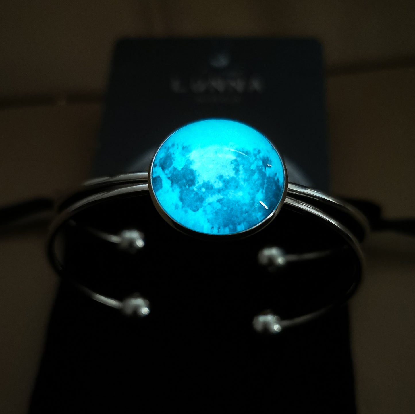 Conjunto: Collar / pulsera / anillo / Luna Brilla En Oscuridad