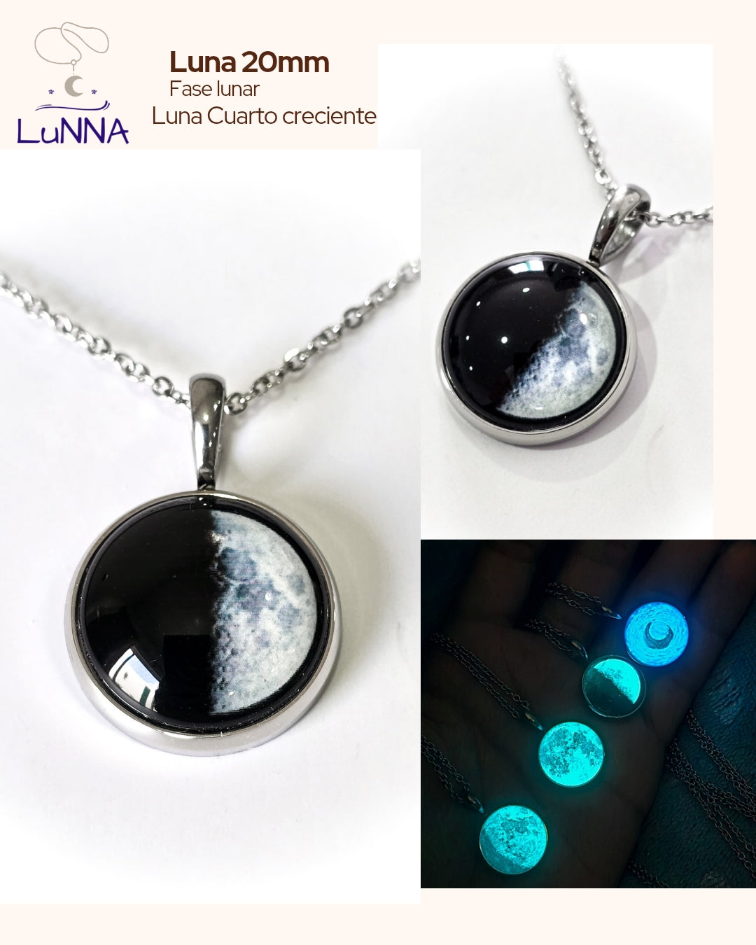 Collar de Luna - Brilla En Oscuridad