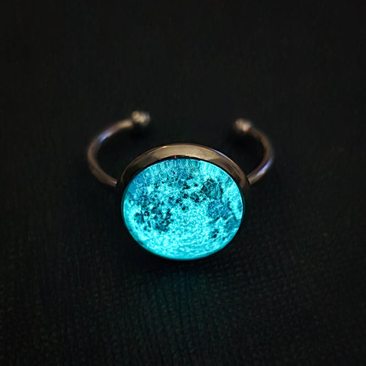 Anillo de luna~ Brilla en la oscuridad ✨