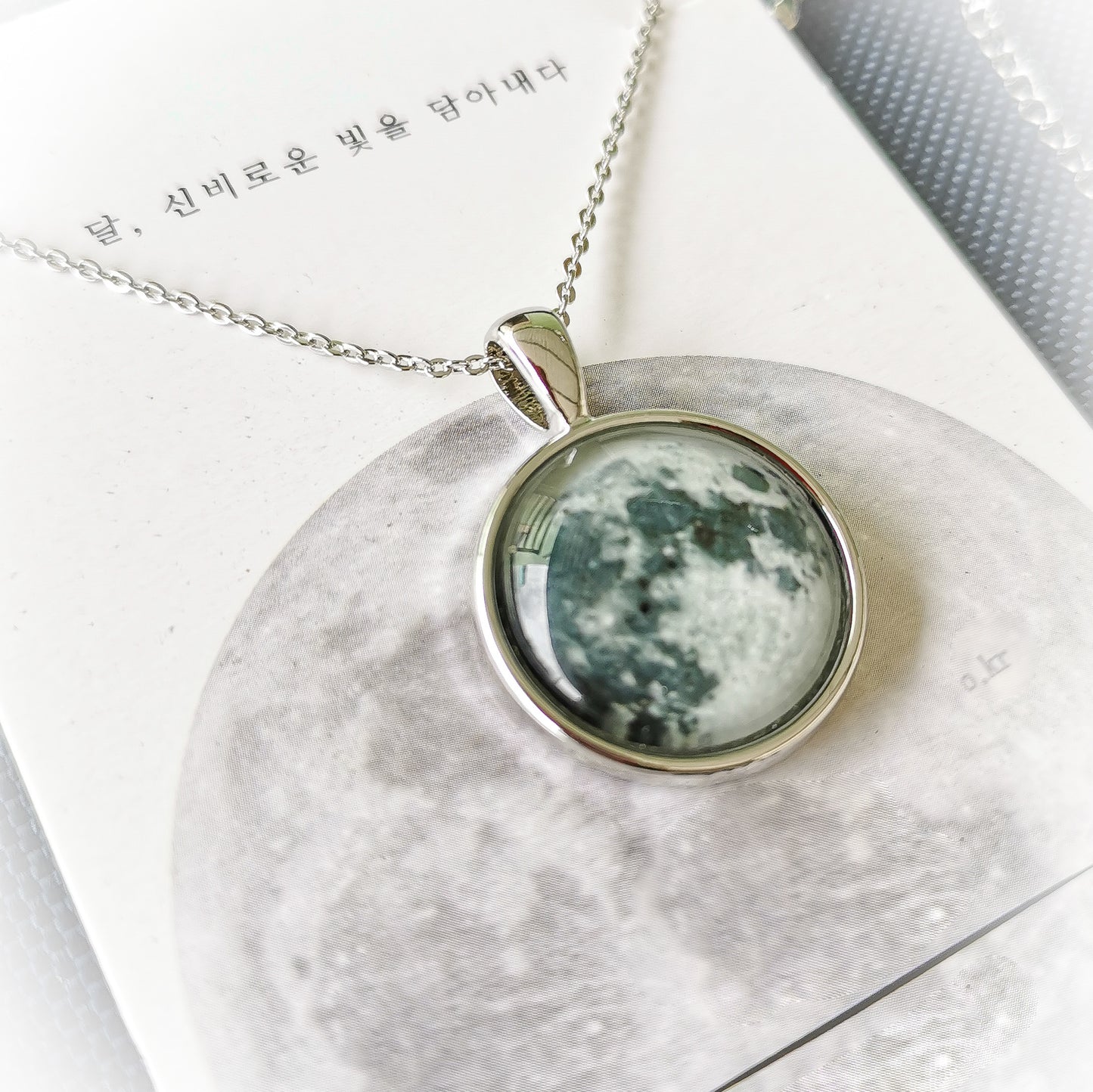 Collar de luna ~ Brillo Verde